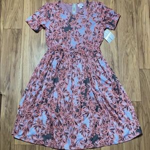 LuLaRoe Floral Amelia Dress